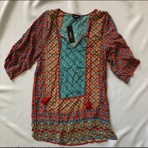Tolani Multi Patterned Tunic